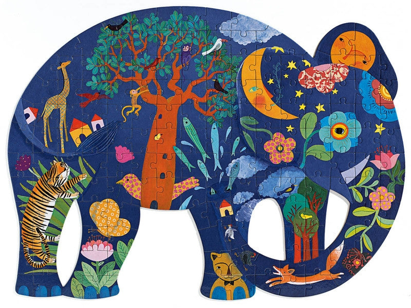 Djeco- Elephant  Art Puzzle - 150pc