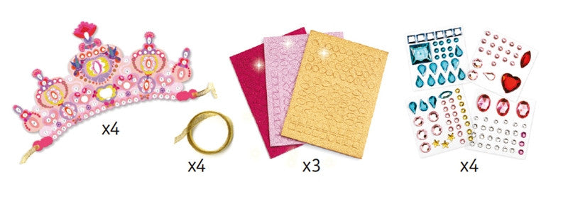 Djeco Do It Yourself - Like A Princess Tiaras