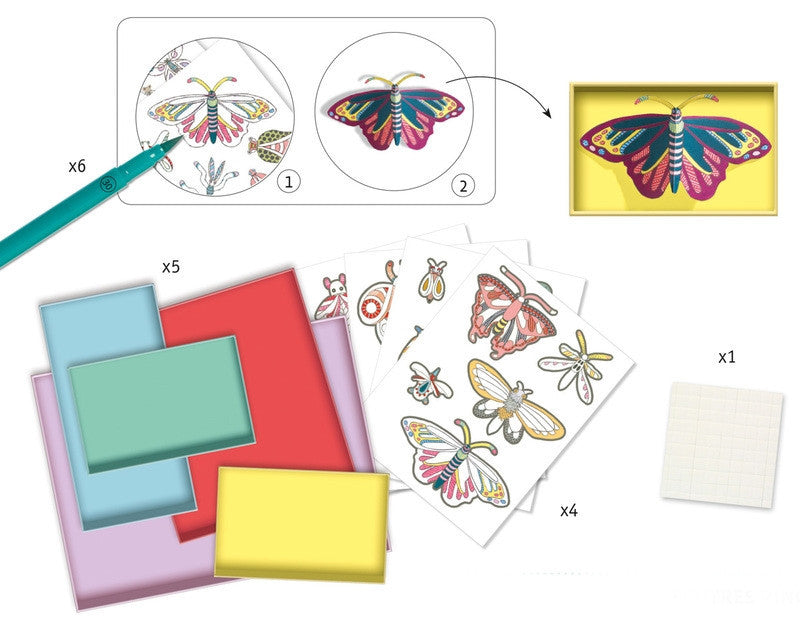 Djeco - Cabinet Of Curiosities Felt Tips