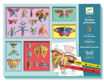 Djeco - Cabinet Of Curiosities Felt Tips