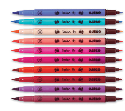 Djeco - Felt Brushes - Sweet