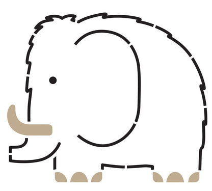 Djeco - Dinosaur Stencils