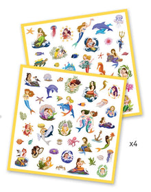 Djeco - 160 Mermaids Stickers