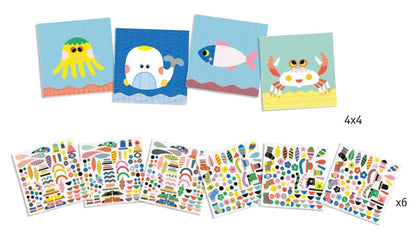 Djeco - Sea Creatures Stickers