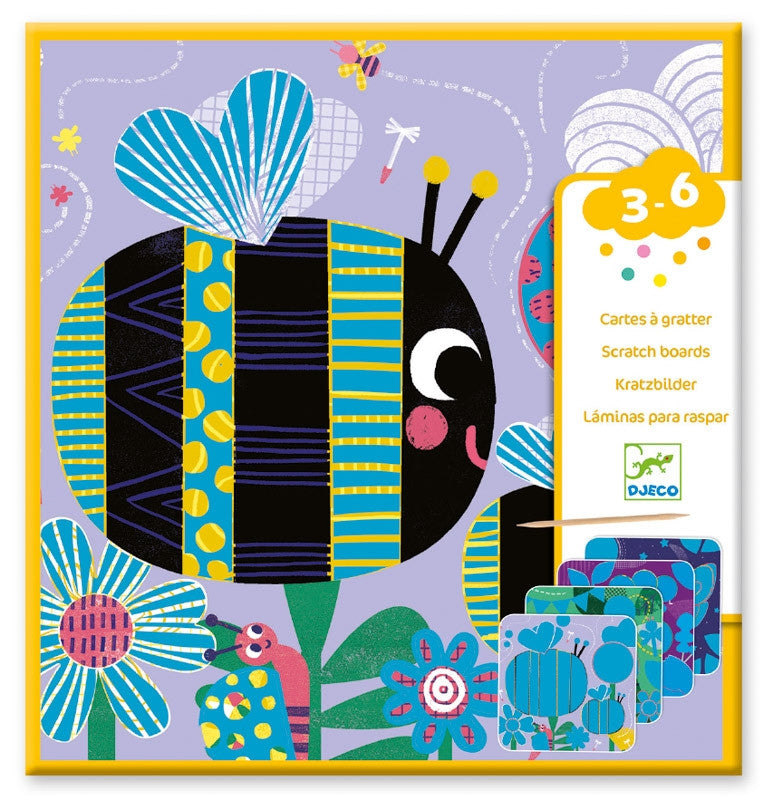 Djeco - Bugs Scratch Boards