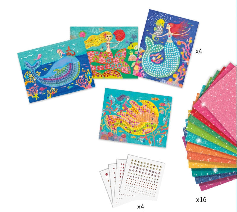 Djeco - The Mermaid's Song Mosaic Kit
