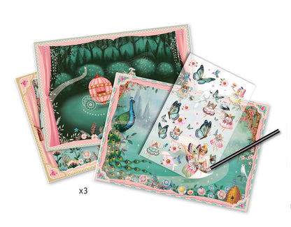 Djeco Decals - In Fairyland Rub-On Transfers