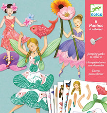 Djeco - Fairies Paper Puppets