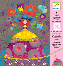 Djeco - The Beauties' Ball Scratch Cards