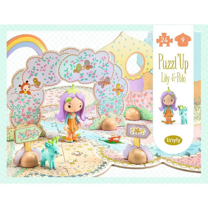 Djeco 28pc - Tinyly Puzzl'Up Lily & Polo Puzzle