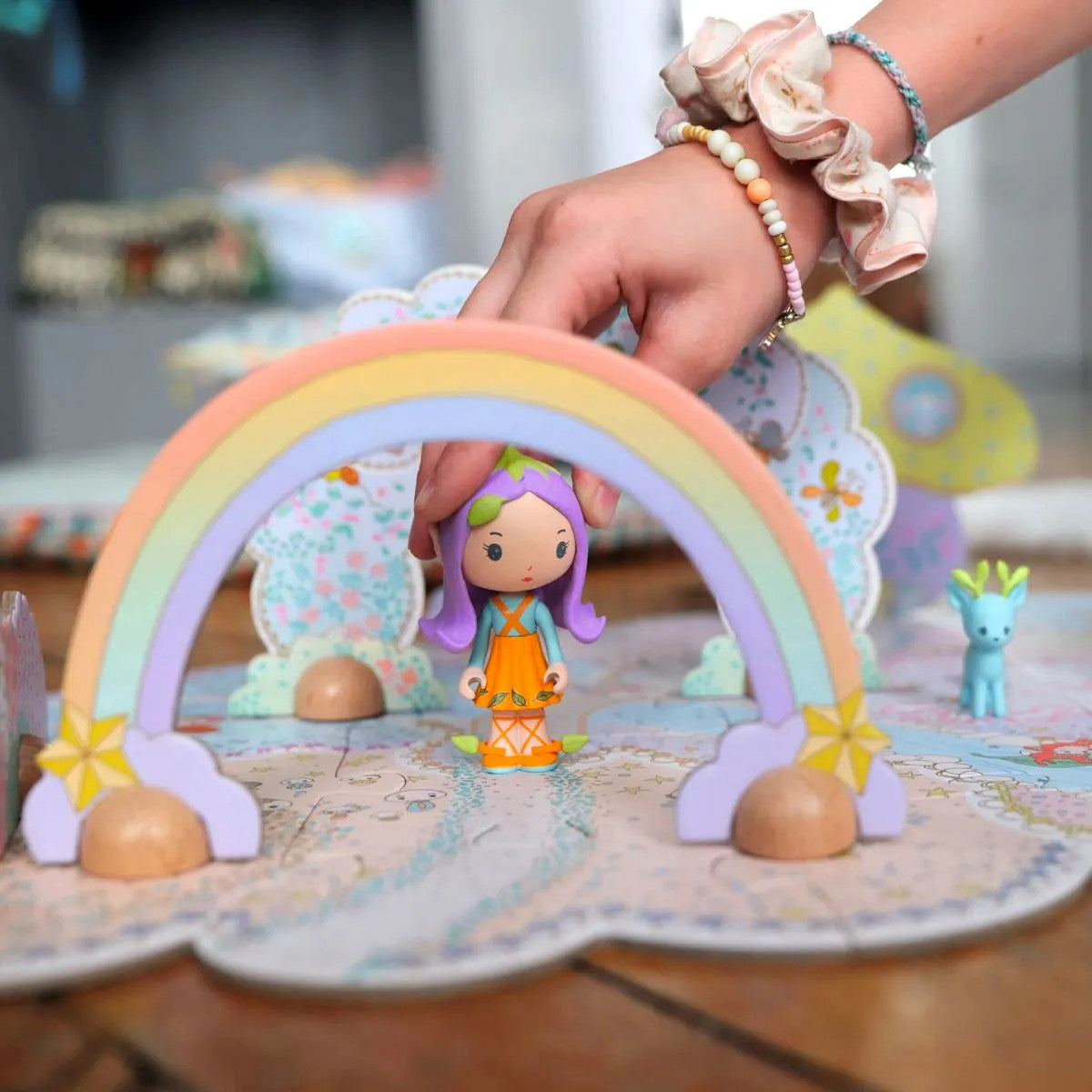 Djeco 28pc - Tinyly Puzzl'Up Lily & Polo Puzzle