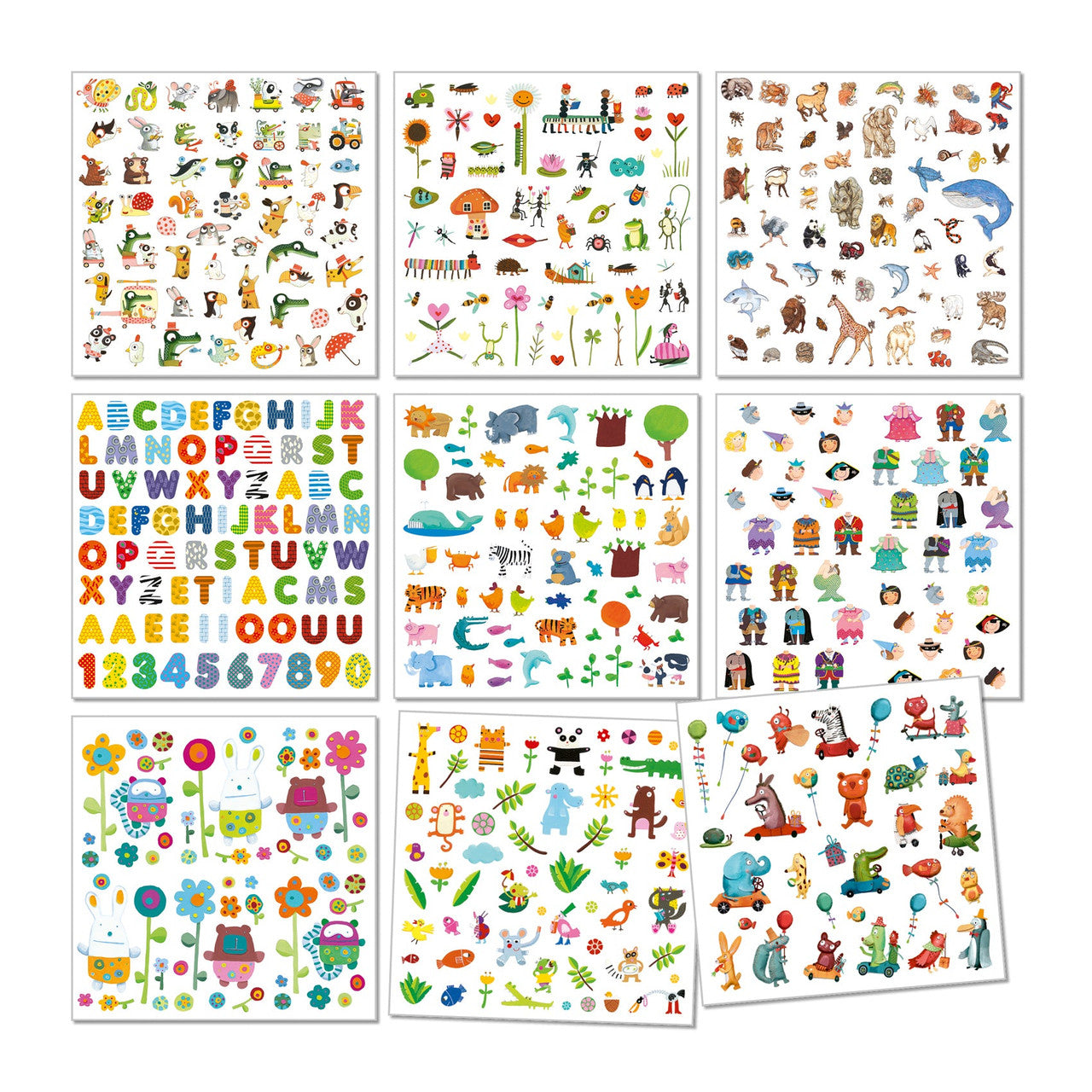 Djeco - 1000 Stickers Set