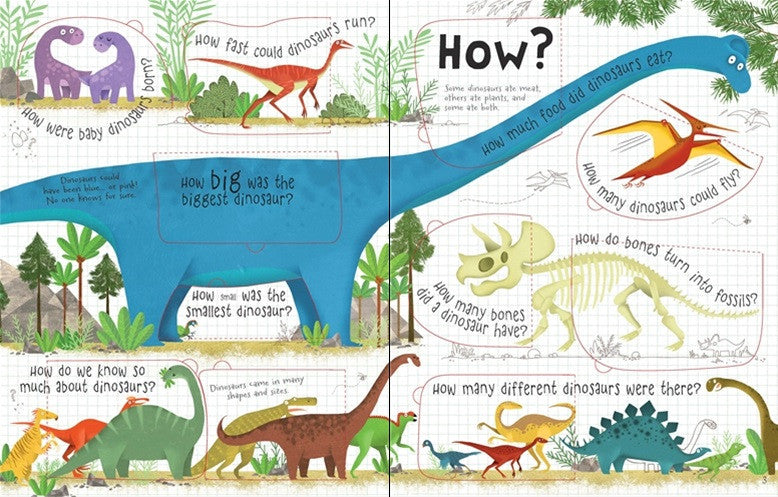 Usborne - Lift-the-Flap - Questions & Answers About Dinosaurs