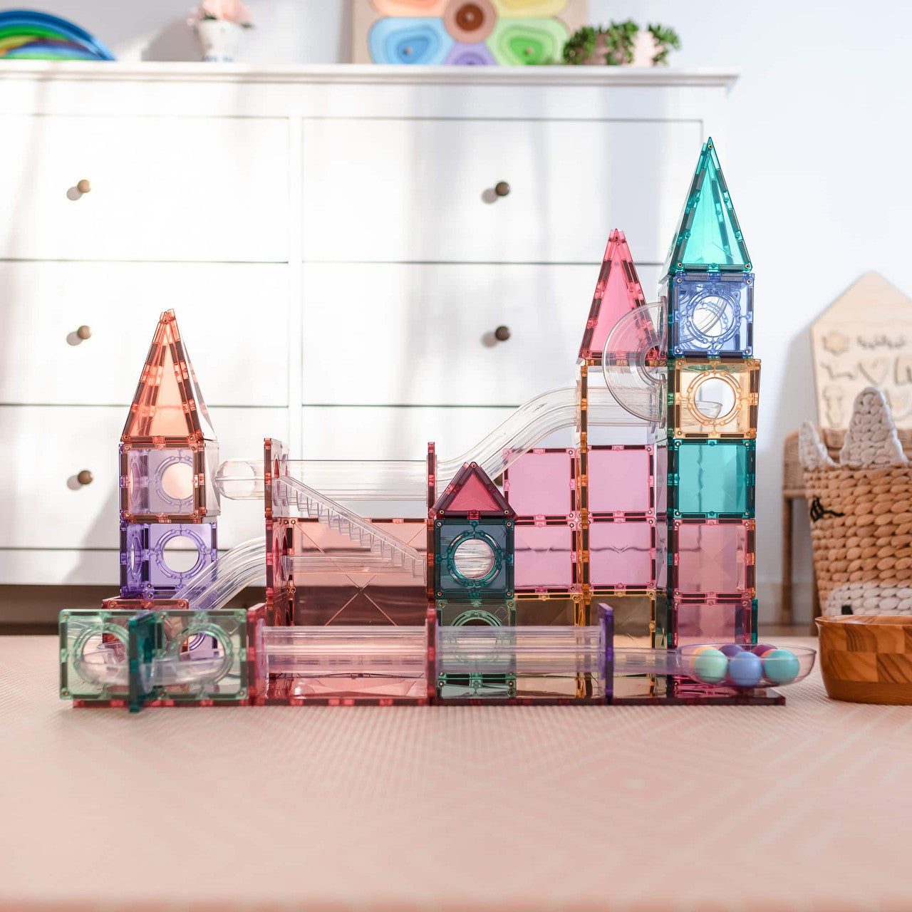 Connetix - Pastel Ball Run Pack 106pc