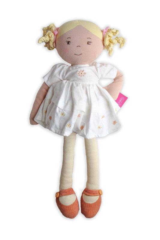 Bonikka - Priscy Linen Doll with Blonde Hair