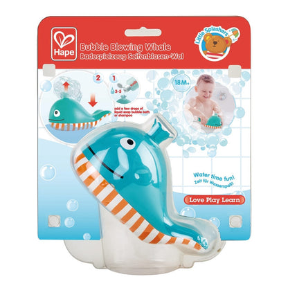 Hape Bath Toys Bubble Blowing Whale