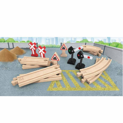 Hape Rail - Mechanical Railway Signals and Tracks