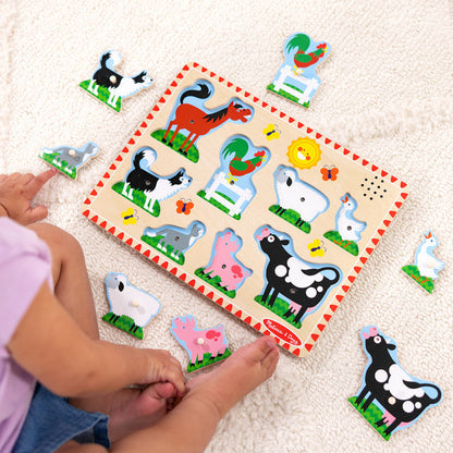 Melissa & Doug - Farm Animals Sound Puzzle