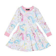 Rock Your Baby - Fantasia Long Sleeve Waisted Dress