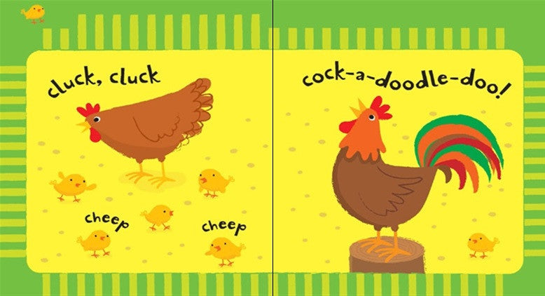 Usborne - Baby's Very First Noisy Book: Farm Board Book