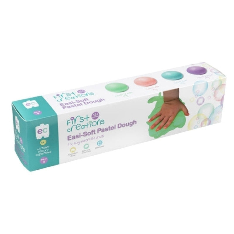 First Creations Easi-Soft Pastel Dough Set of 4