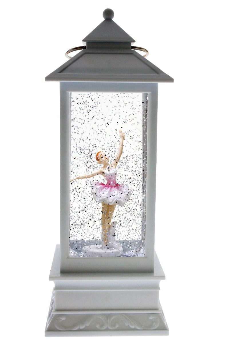 Cotton Candy - White Lantern with Ballerina