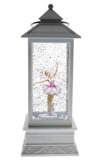 Cotton Candy - White Lantern with Ballerina
