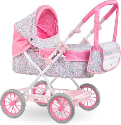 Flowered Baby Doll Carriage for Corolle Dolls | Corolle