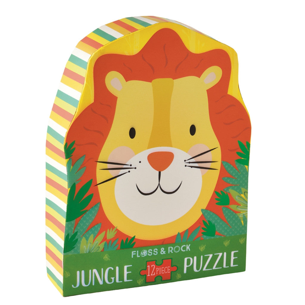 Floss & Rock 12pc - Jungle Shaped Puzzle