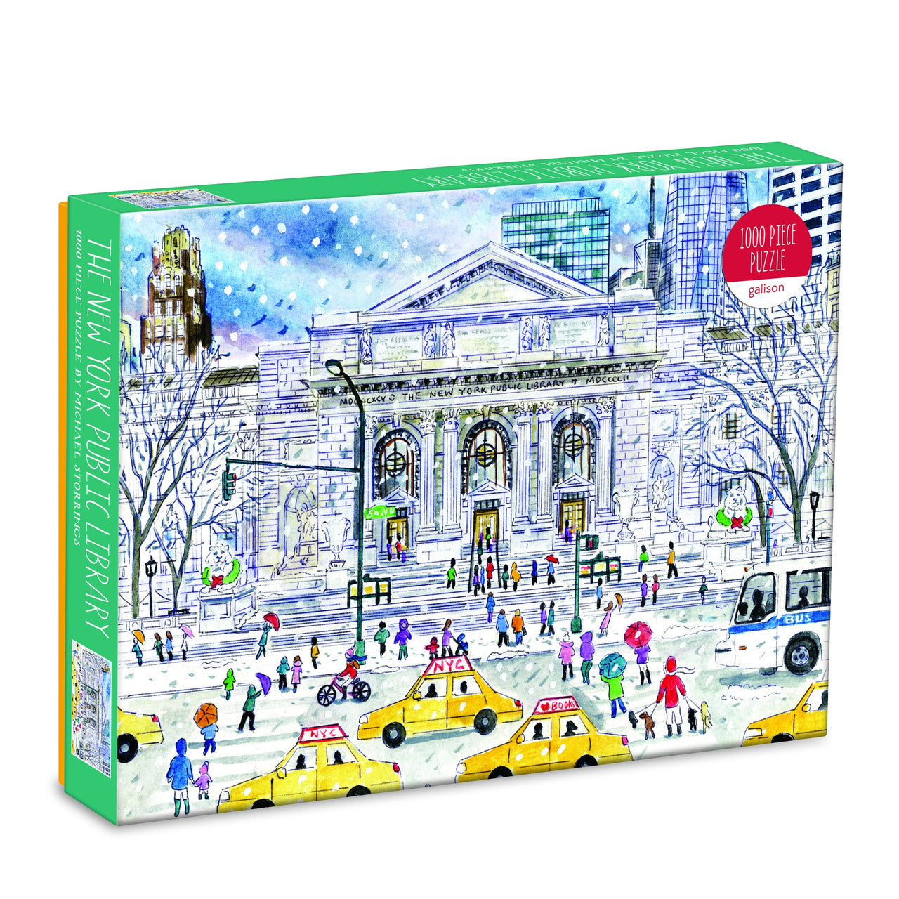 Galison 1000pc - New York Public Library Puzzle by Michael Storrings