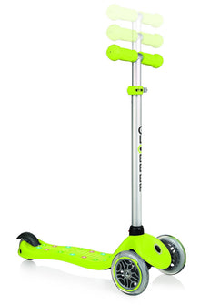 Globber - PRIMO Starlight with Light Up Deck - Lime Green