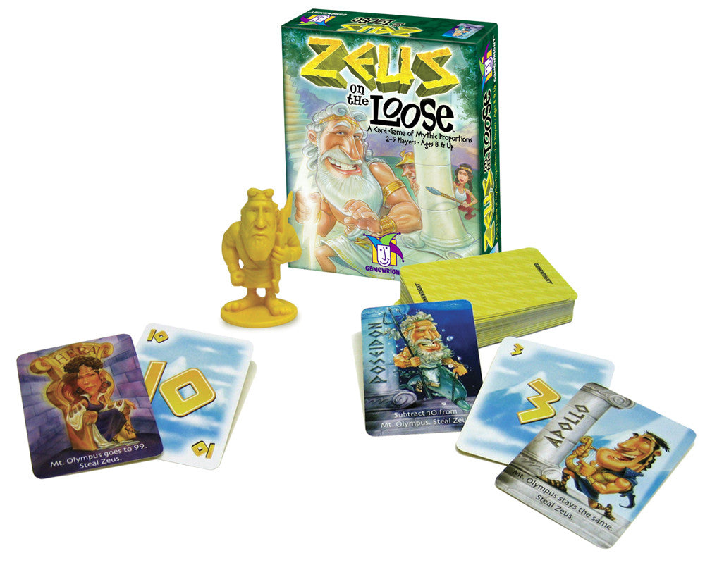 Zeus On The Loose - A Card Game Of Mythic Proportions - by Gamewright