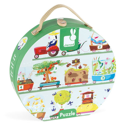 Janod Hat Box Puzzle - Giant Numbers