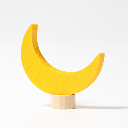 Grimm's Wooden Moon Decoration for Celebration Rings