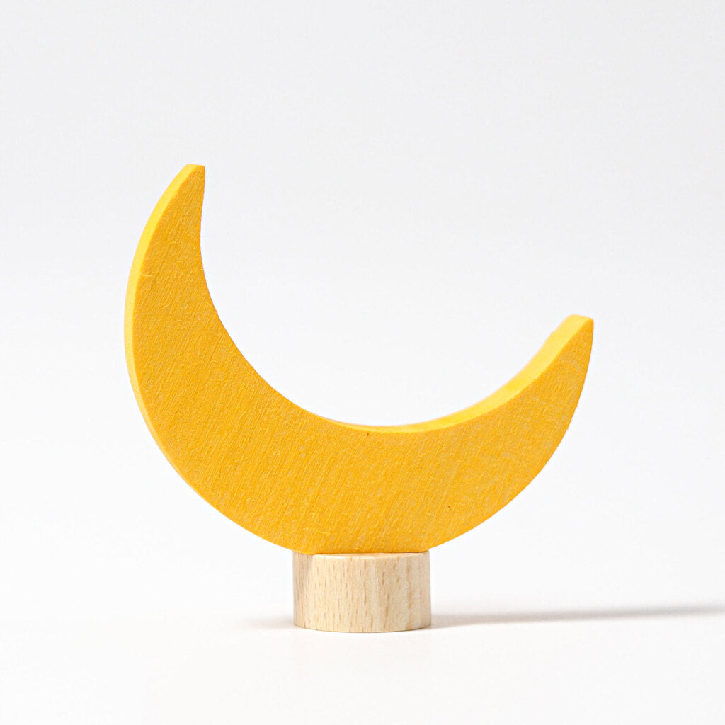 Grimm's Wooden Moon Decoration for Celebration Rings