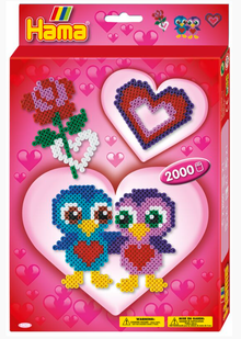 Hama Beads - Small Gift Box - Love