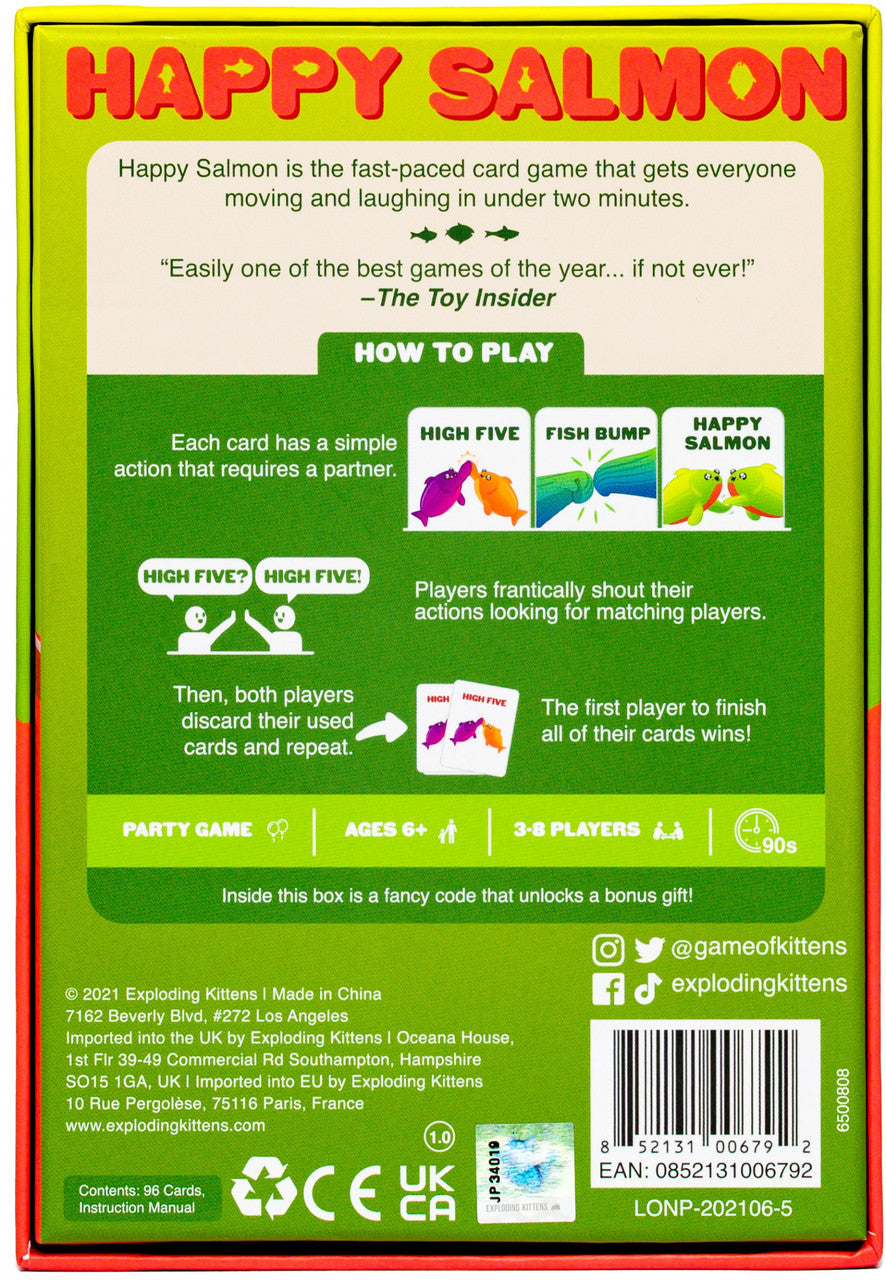 Happy Salmon by Exploding Kittens