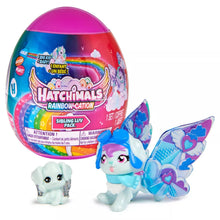 Hatchimals Rainbowcation Sibling Luv Pack surprise egg with collectible big kid and baby Hatchimals