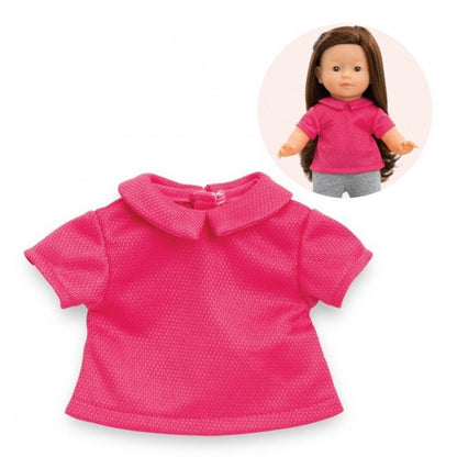 Corolle - Ma Corolle - Deep Pink Polo Shirt - 36cm