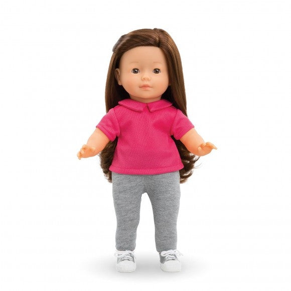 Corolle - Ma Corolle - Deep Pink Polo Shirt - 36cm
