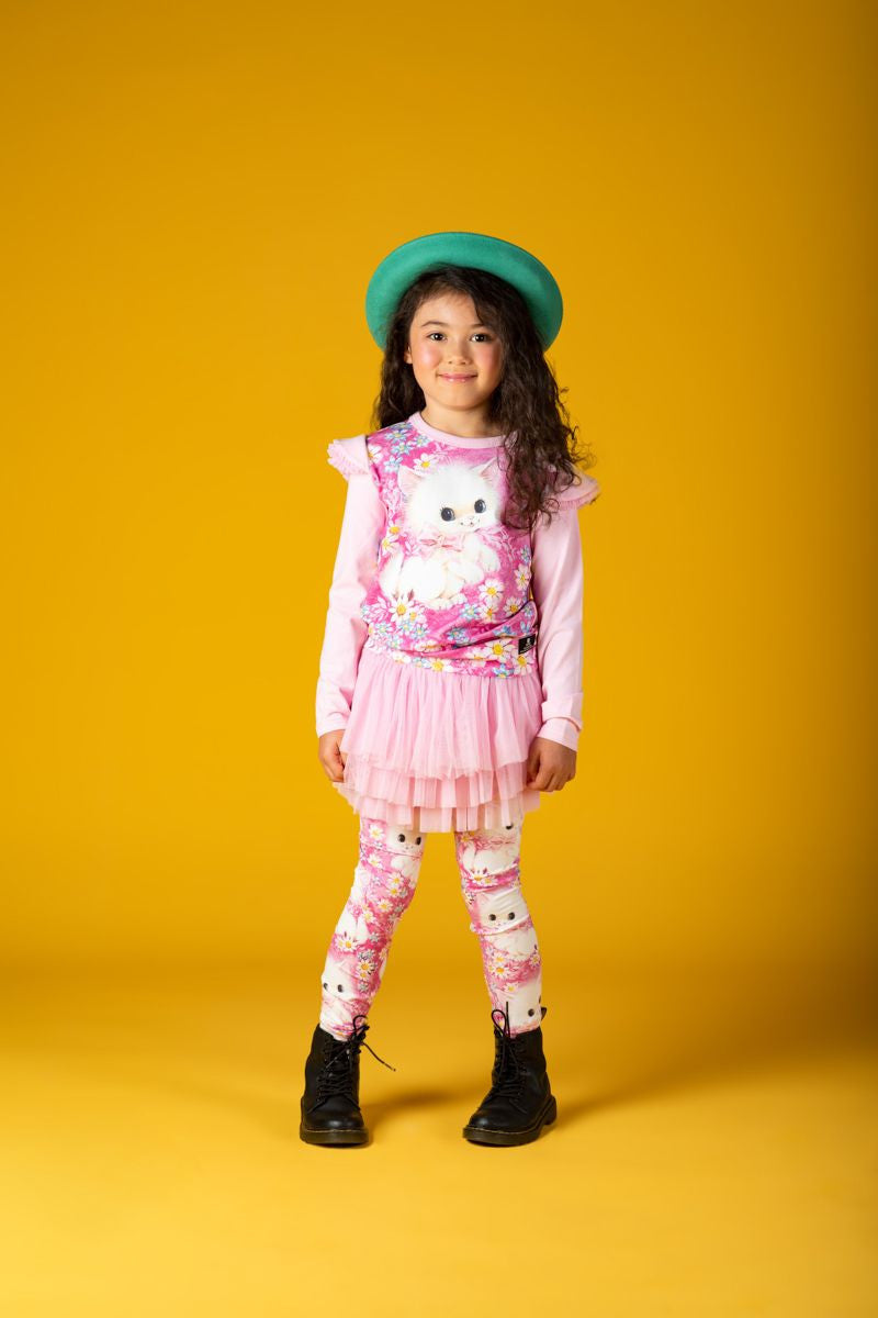 White Kitten Circus Tights