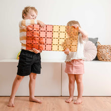 Connetix - Pastel Lemon & Peach Base Plate 2pc
