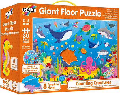 Galt - Counting Creatures Giant Floor Puzzle - 30pcs