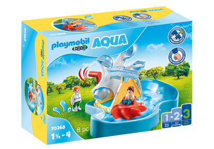 Playmobil 1.2.3 AQUA - Water Wheel Carousel | 70268