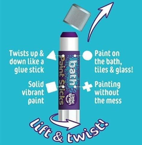 Little Brian Bath Paint Sticks 6pk
