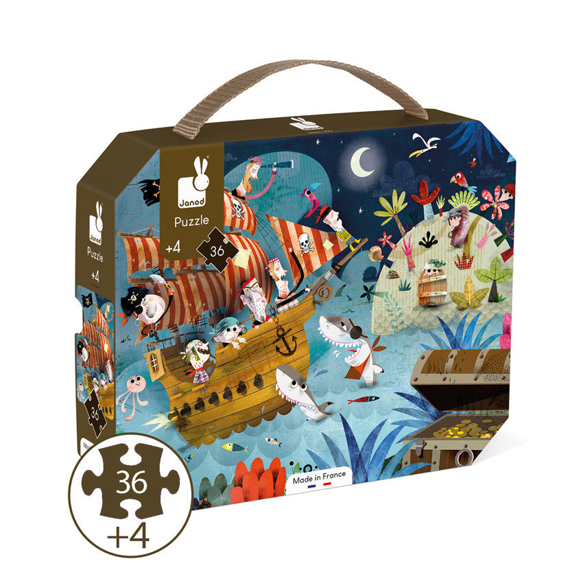 Janod - Treasure Hunt Puzzle - 36pc