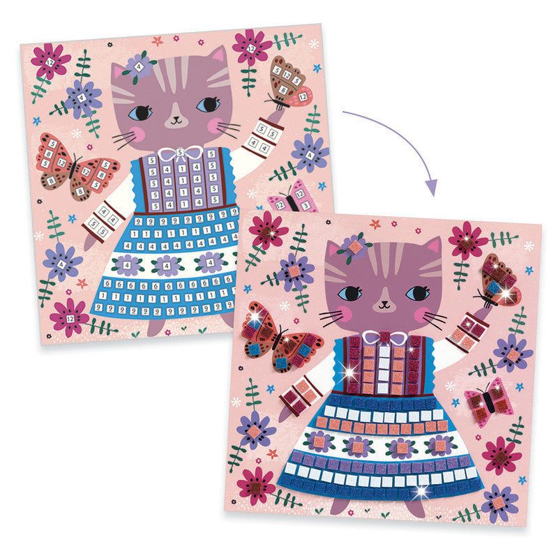Djeco - Lovely Pets Mosaic Kit