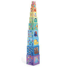 Djeco - Rainbow Nesting & Stacking Blocks