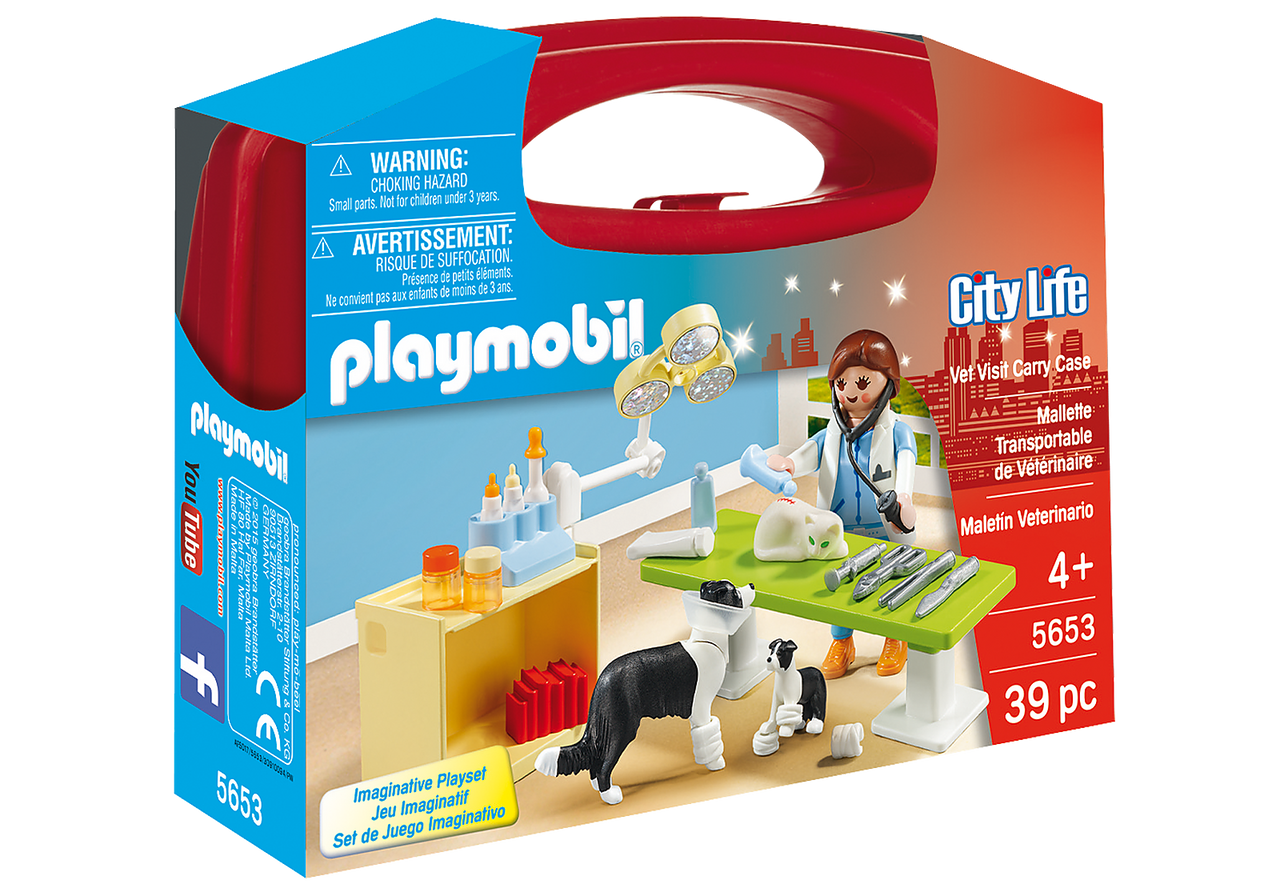 Playmobil CITY LIFE - Vet Visit Carry Case 5653