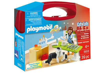 Playmobil CITY LIFE - Vet Visit Carry Case 5653